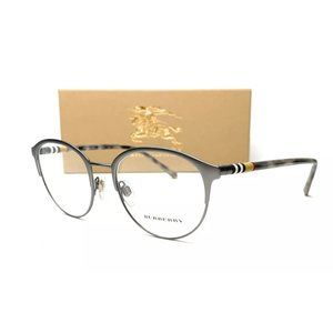 Burberry Men's Matte Gunmetal Eyeglasses!